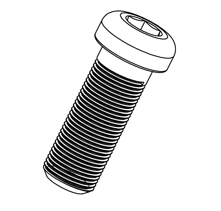 M8*1*21 Kanal kateri Vidası